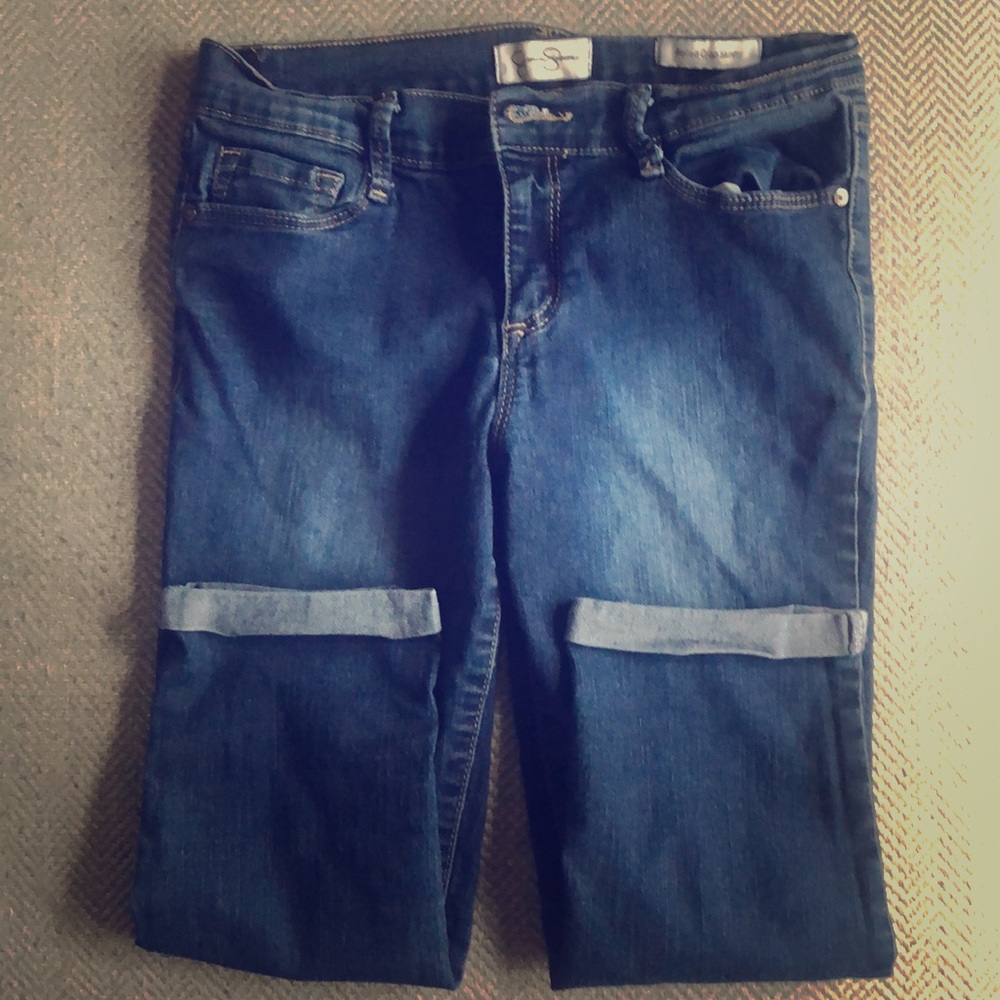 Jessica Simpson girls crop skinny jeans size 12